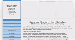 Desktop Screenshot of kutscherfineart.com